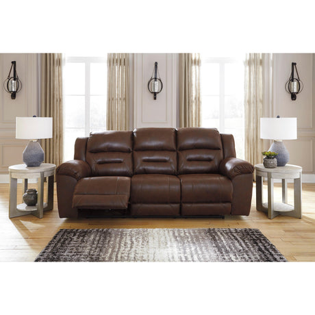  Signature Design by Ashley Stoneland 39904U1 2 pc Reclining Living Room Set - Chocolate IMAGE 2