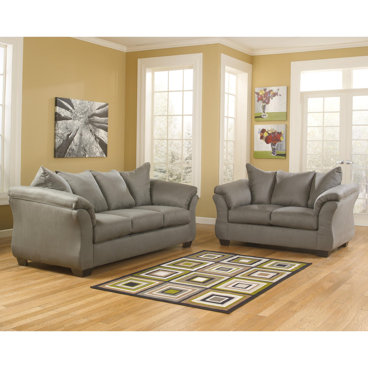  Signature Design by Ashley Darcy Stationary Fabric Sofa 7500538 IMAGE 4
