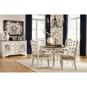  Signature Design by Ashley Realyn D743D1 5 pc Dining Set IMAGE 1