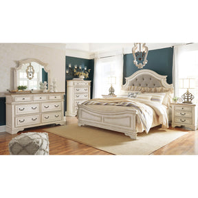  Signature Design by Ashley Realyn B743B89 7 pc King Upholstered Panel Bedroom Set IMAGE 1