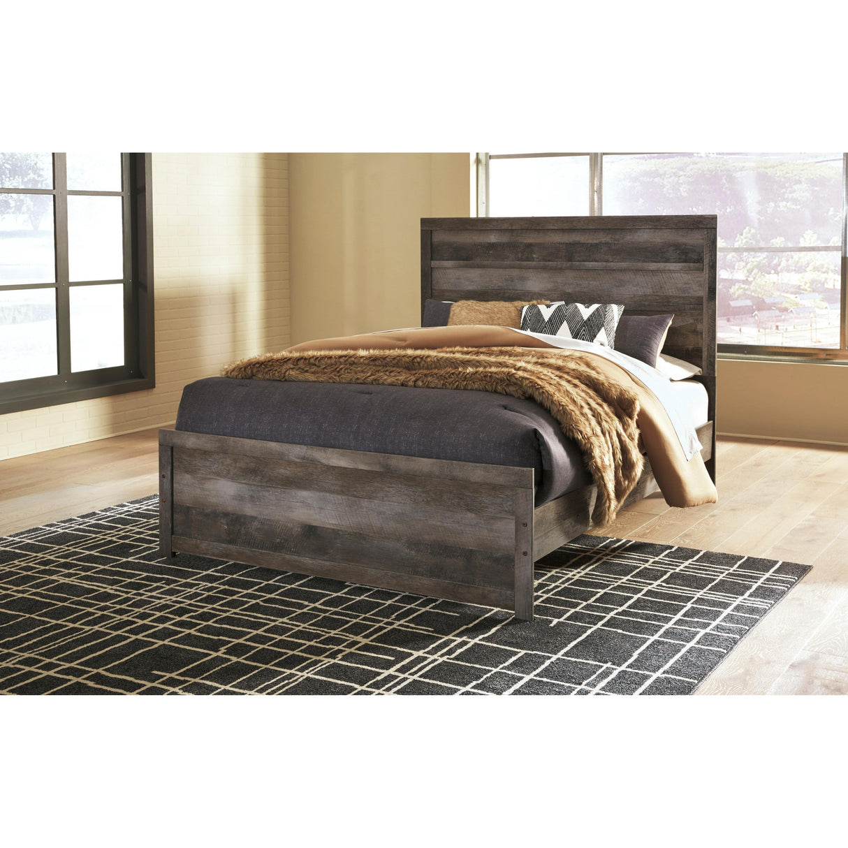  Signature Design by Ashley Wynnlow B440 7 pc Queen Panel Bedroom Set IMAGE 2