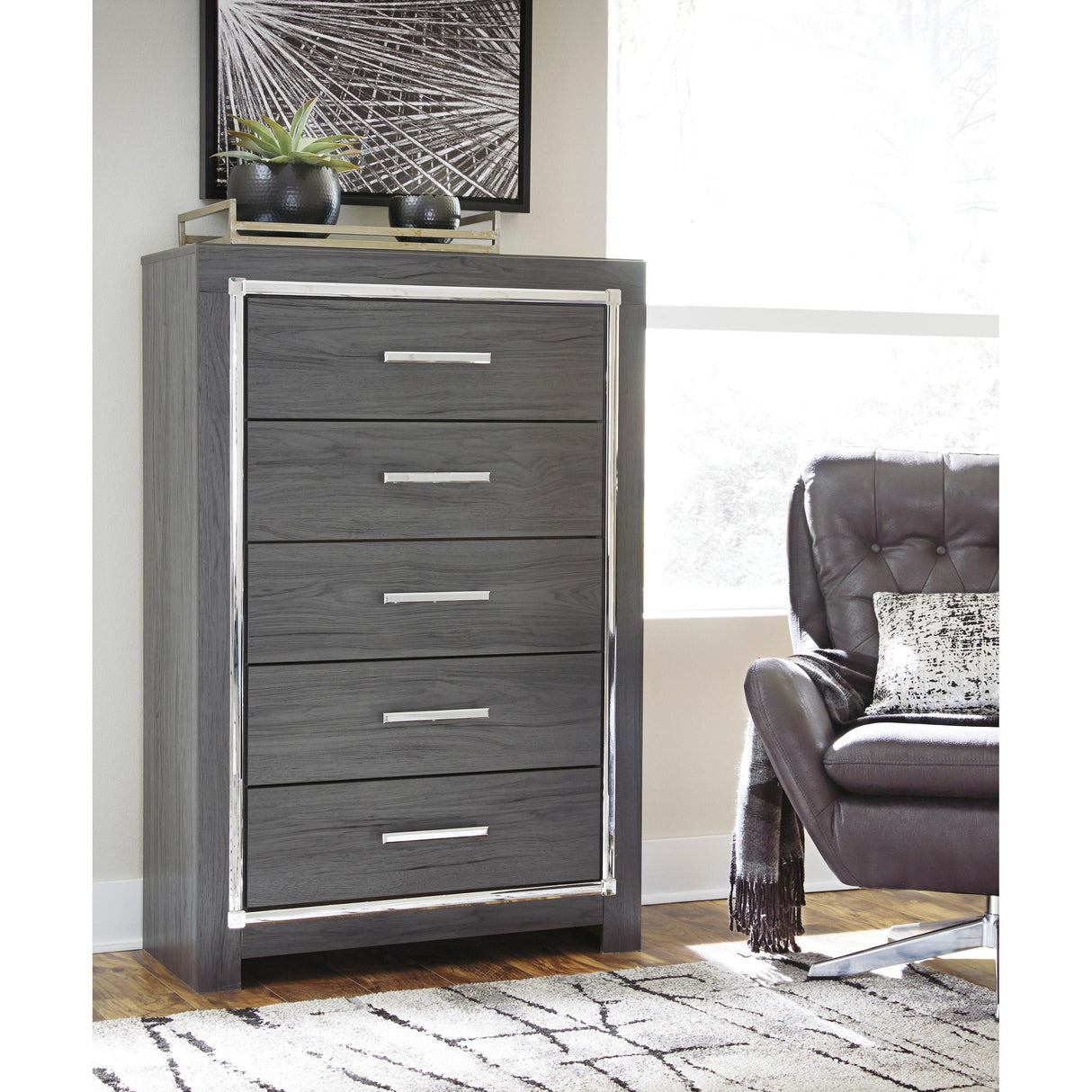  Signature Design by Ashley Lodanna B214B26 7 pc King Panel Bedroom Set IMAGE 4