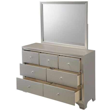  Crown Mark Lyssa B4300 6 pc Queen Panel Bedroom Set IMAGE 6
