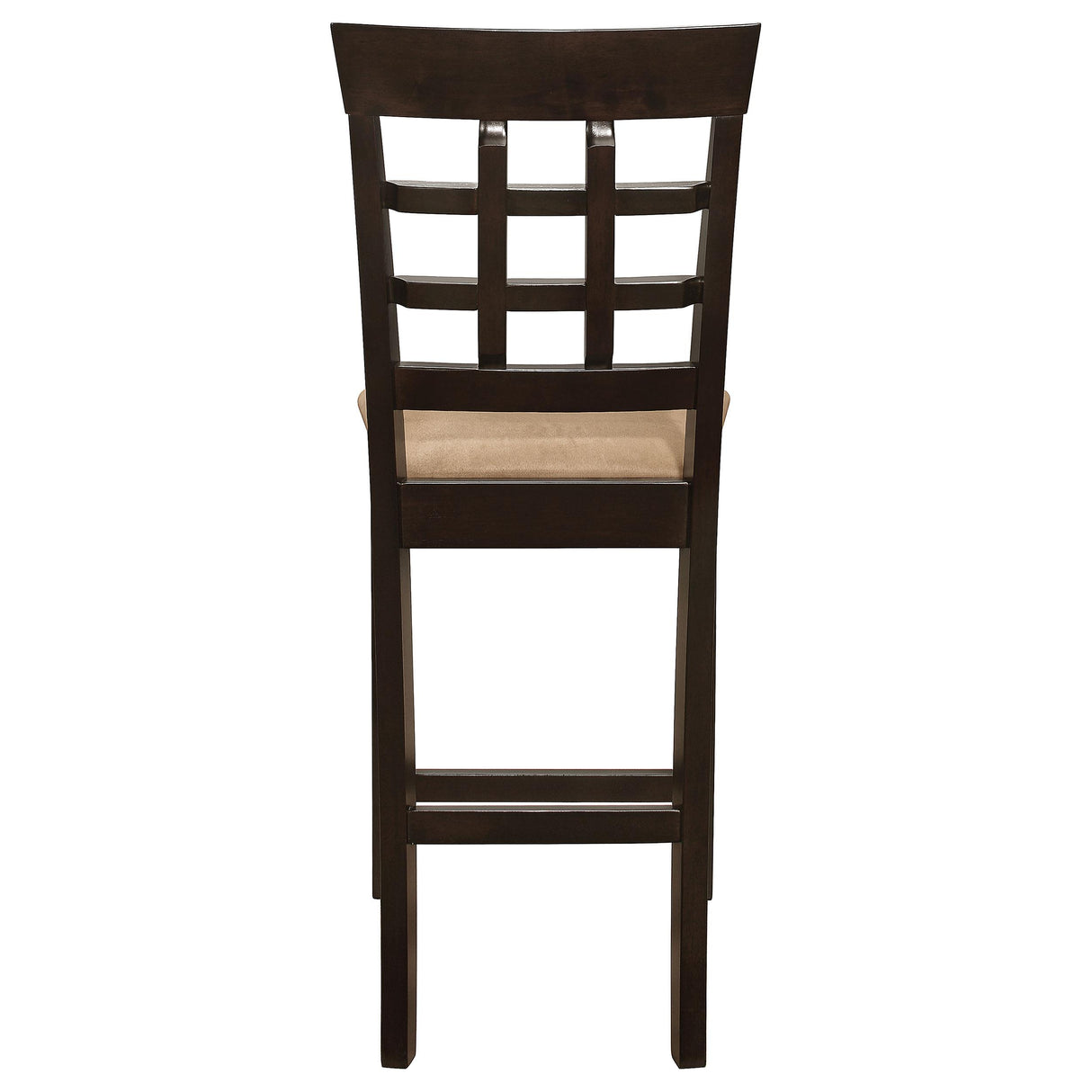  Coaster Furniture Gabriel 100209 Lattice Back Counter Chair - Cappuccino (Set of 2) IMAGE 6