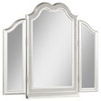 Evangeline Vanity Mirror with Faux Diamond Trim Silver image