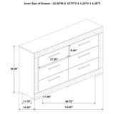 Ives 4 & 5 Piece Bedroom Set E.king & Queen White & Grey