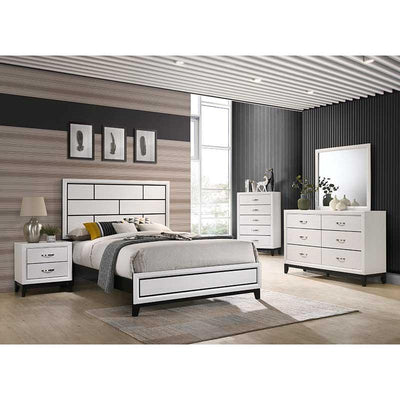  Crown Mark Akerson B4610 7 pc Twin Panel Bedroom Set IMAGE 1