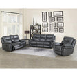  Steve Silver Furniture Isabella IS850 2 pc Reclining Living Room Set - Grey IMAGE 1