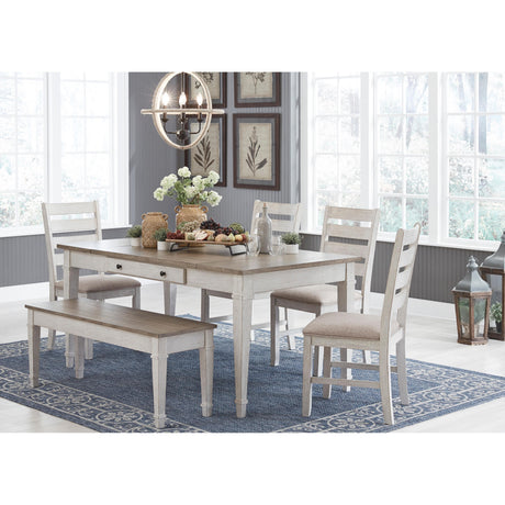  Signature Design by Ashley Skempton D394D5 6 pc Dining Set IMAGE 1