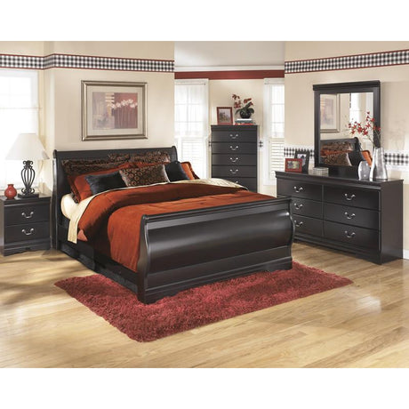  Signature Design by Ashley Huey Vineyard B128-84 Full Sleigh Footboard IMAGE 3