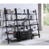  Coaster Furniture Colella 800319 72-inch 5-shelf Storage Ladder Bookshelf - Cappuccino IMAGE 2