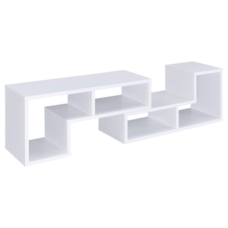  Coaster Furniture Velma 800330 Multipurpose TV Stand and Bookshelf - White IMAGE 10