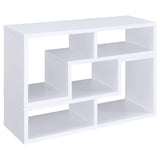  Coaster Furniture Velma 800330 Multipurpose TV Stand and Bookshelf - White IMAGE 2