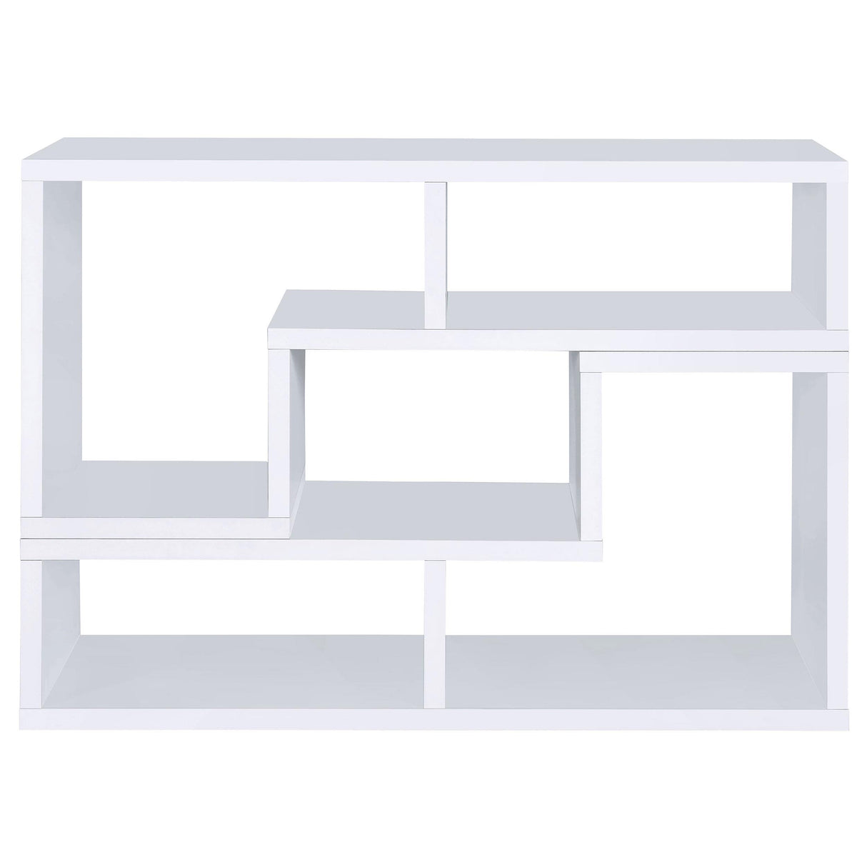  Coaster Furniture Velma 800330 Multipurpose TV Stand and Bookshelf - White IMAGE 3