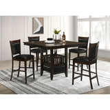  Coaster Furniture Jaden 100958 Square 47-inch Counter Height Dining Table - Espresso IMAGE 8