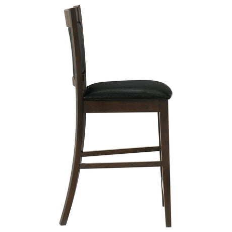  Coaster Furniture Jaden 100959 Upholstered Counter Chair - Espresso (Set of 2) IMAGE 7