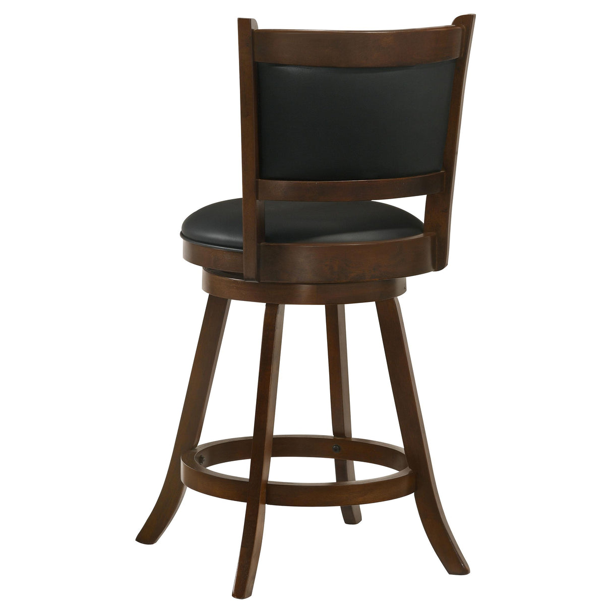  Coaster Furniture Broxton 101919 Upholstered Swivel Counter Chair - Chestnut (Set of 2) IMAGE 5