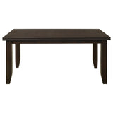  Coaster Furniture Dalila 102721 Rectangular 66-inch Wood Dining Table - Cappuccino IMAGE 2