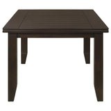  Coaster Furniture Dalila 102721 Rectangular 66-inch Wood Dining Table - Cappuccino IMAGE 3