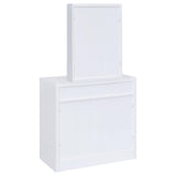  Coaster Furniture Harvey 300290 Vanity Set with Lift-Top Stool - White IMAGE 6