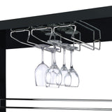  Coaster Furniture Prescott 100165 Rectangular Home Wine Table - Black High Gloss IMAGE 7