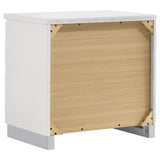  Coaster Furniture Felicity 203502 2-Drawer Nightstand - White High Gloss IMAGE 5