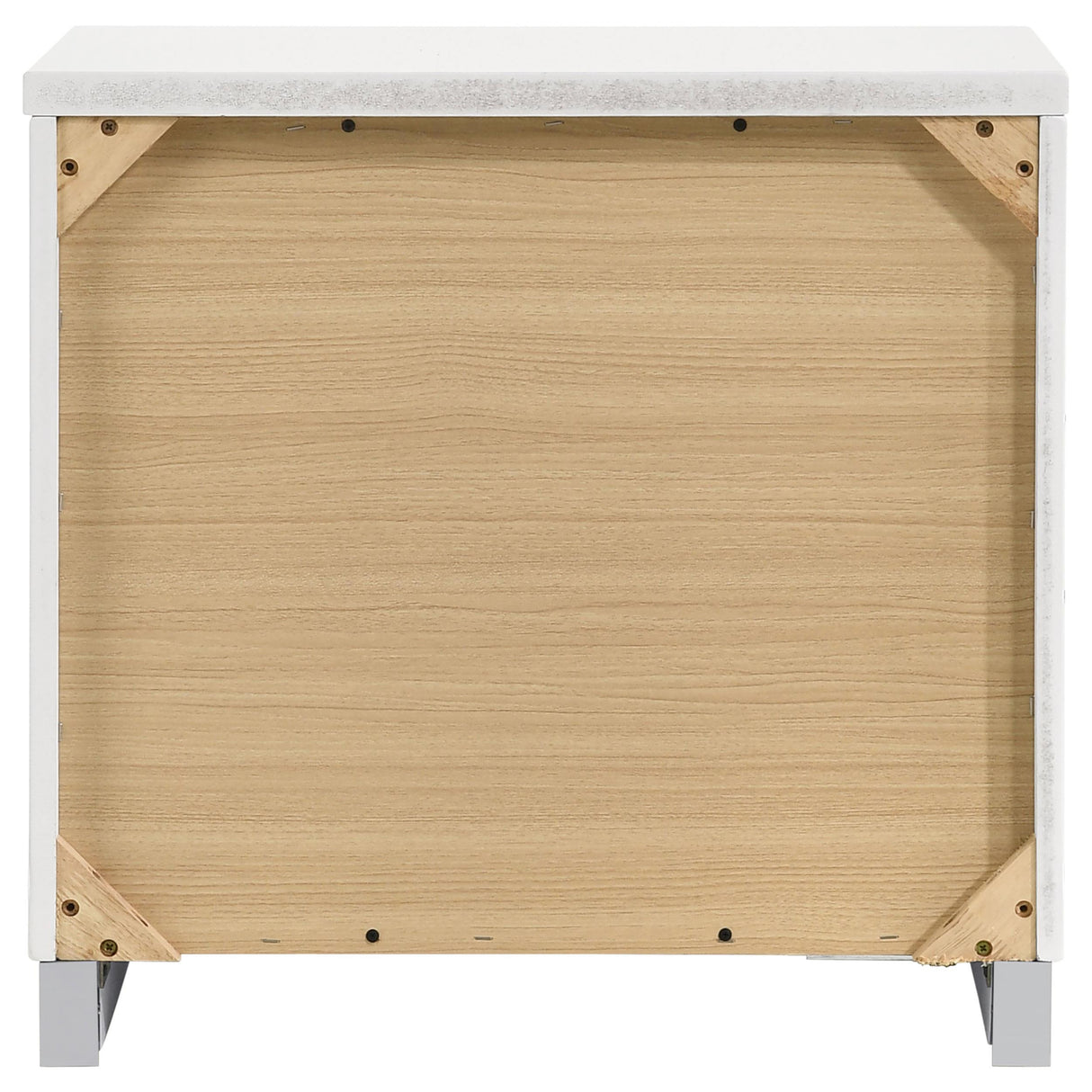  Coaster Furniture Felicity 203502 2-Drawer Nightstand - White High Gloss IMAGE 6