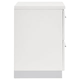  Coaster Furniture Felicity 203502 2-Drawer Nightstand - White High Gloss IMAGE 8