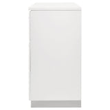  Coaster Furniture Felicity 203503 6-Drawer Dresser - White High Gloss IMAGE 4