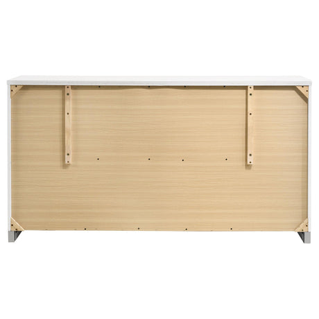  Coaster Furniture Felicity 203503 6-Drawer Dresser - White High Gloss IMAGE 6