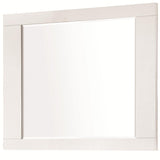  Coaster Furniture Felicity 203504 Dresser Mirror - White High Gloss IMAGE 1