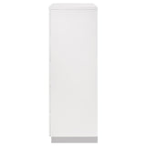  Coaster Furniture Felicity 203505 5-Drawer Bedroom Chest - White High Gloss IMAGE 4