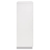  Coaster Furniture Felicity 203505 5-Drawer Bedroom Chest - White High Gloss IMAGE 8