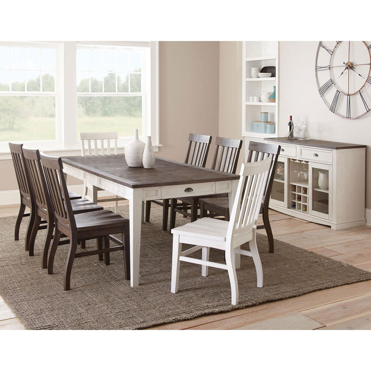  Steve Silver Furniture Cayla CY400 7 pc Dining Set IMAGE 1