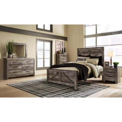  Signature Design by Ashley Wynnlow B440 5 pc Queen Crossbuck Panel Bedroom Set IMAGE 1