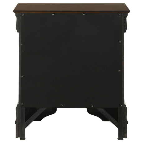  Coaster Furniture Louis Philippe 202412 2-Drawer Nightstand - Cappuccino IMAGE 6
