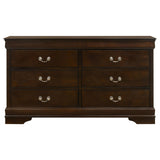  Coaster Furniture Louis Philippe 202413 6-Drawer Dresser - Cappuccino IMAGE 2