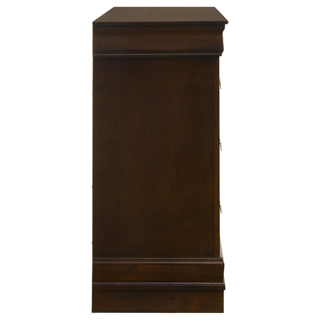  Coaster Furniture Louis Philippe 202413 6-Drawer Dresser - Cappuccino IMAGE 8