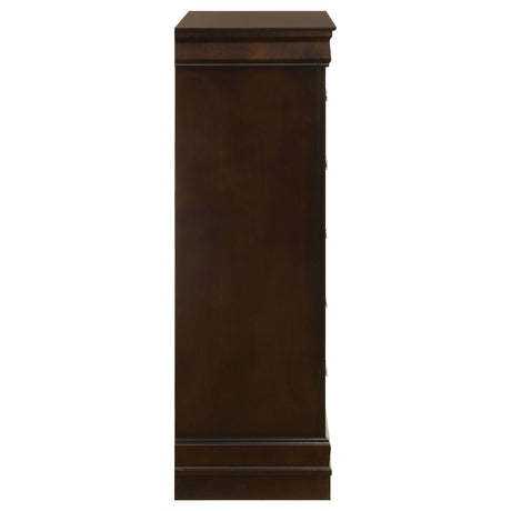  Coaster Furniture Louis Philippe 202415 5-Drawer Bedroom Chest - Cappuccino IMAGE 8