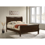  Coaster Furniture Louis Philippe 202411F Wood Full Sleigh Bed - Cappuccino IMAGE 6