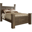  Signature Design by Ashley Juararo Queen Poster Bed B251-67/B251-64/B251-98 IMAGE 1