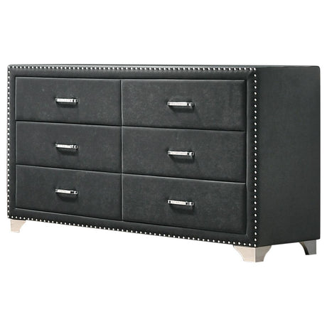  Coaster Furniture Melody 223381KE 6 pc King Panel Bedroom Set IMAGE 3