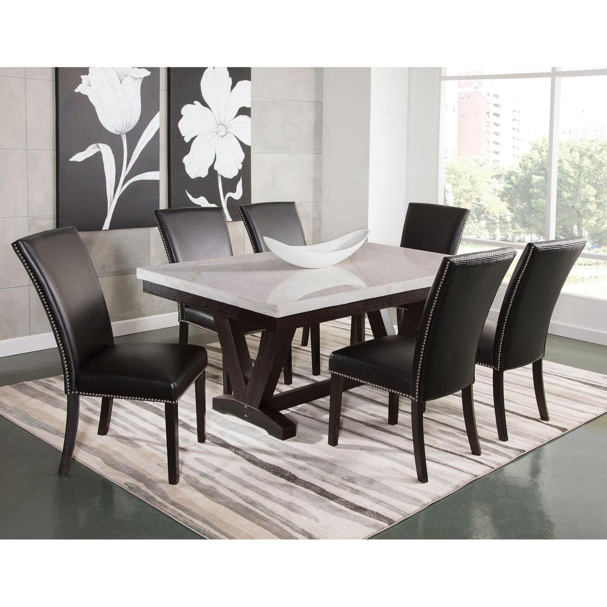  Steve Silver Furniture Finley FL500 7 pc Dining Set IMAGE 2