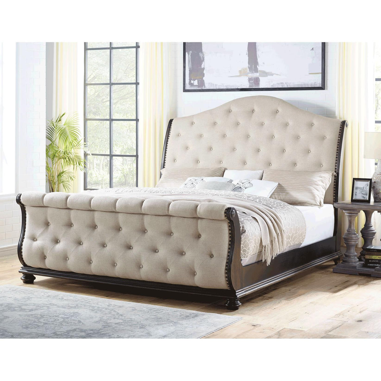  Steve Silver Furniture Rhapsody RH900 6 pc King Sleigh Bedroom Set IMAGE 2