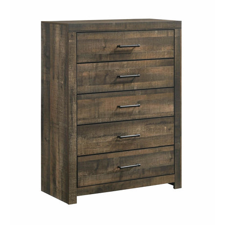  Elements International Bailey BY500 6 pc Queen Bookcase Bedroom Set IMAGE 4