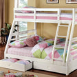  Furniture of America California CM-BK588WH Bunk Bed IMAGE 1
