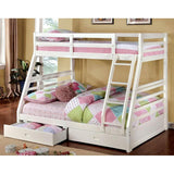  Furniture of America California CM-BK588WH Bunk Bed IMAGE 4