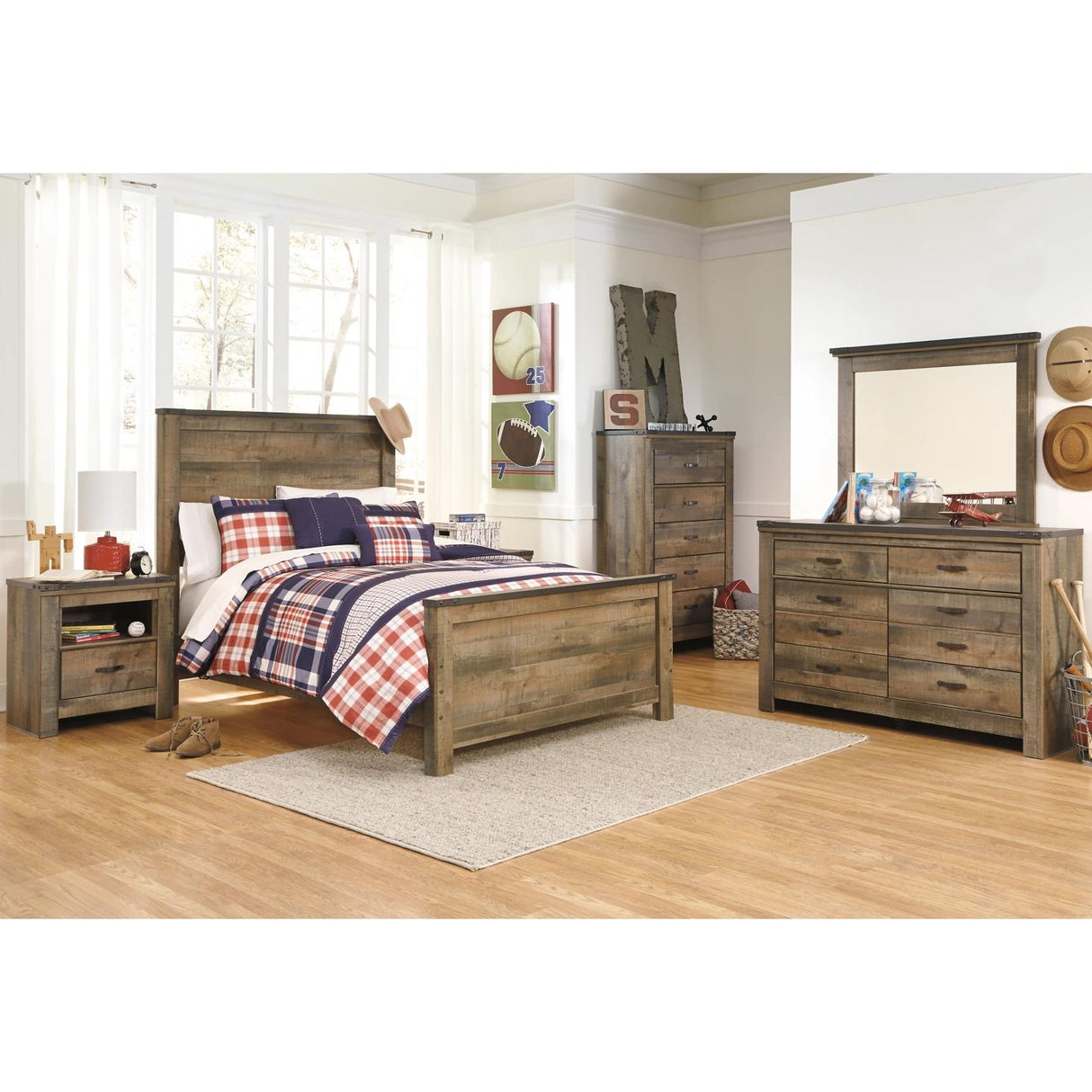  Signature Design by Ashley Trinell 1-Drawer Kids Nightstand B446-91 IMAGE 3