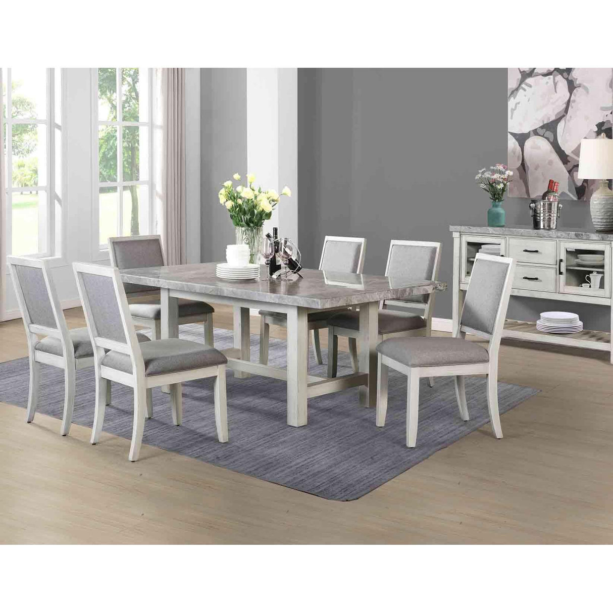  Steve Silver Furniture Canova CV500 7 pc Dining Set IMAGE 1
