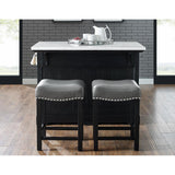  Steve Silver Furniture Aspen AS380 3 pc Counter Height Dining Set IMAGE 2